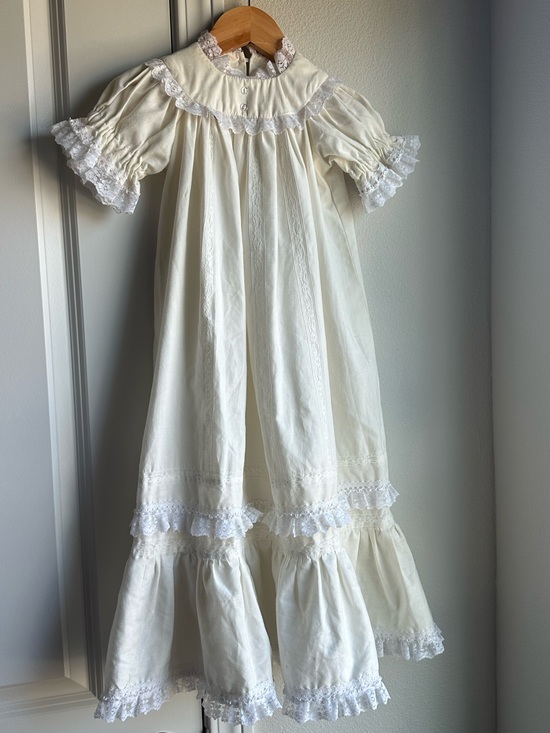 Other - Frilly Vintage Handmade Baby Baptism Gown